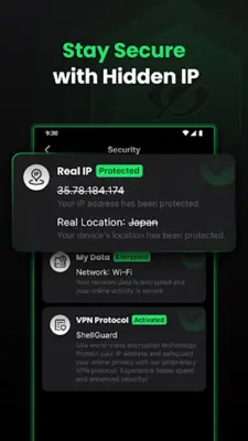 SafeShell VPN - Fast & Secure android App screenshot 1