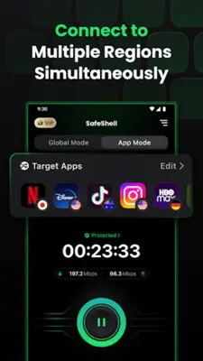 SafeShell VPN - Fast & Secure android App screenshot 2